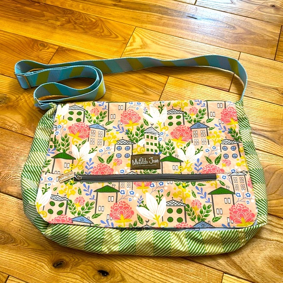 Matilda Jane Crossbody Messenger Bag, Mixed Print - Picture 1 of 8